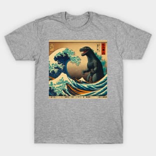 Wave vs Godzila T-Shirt